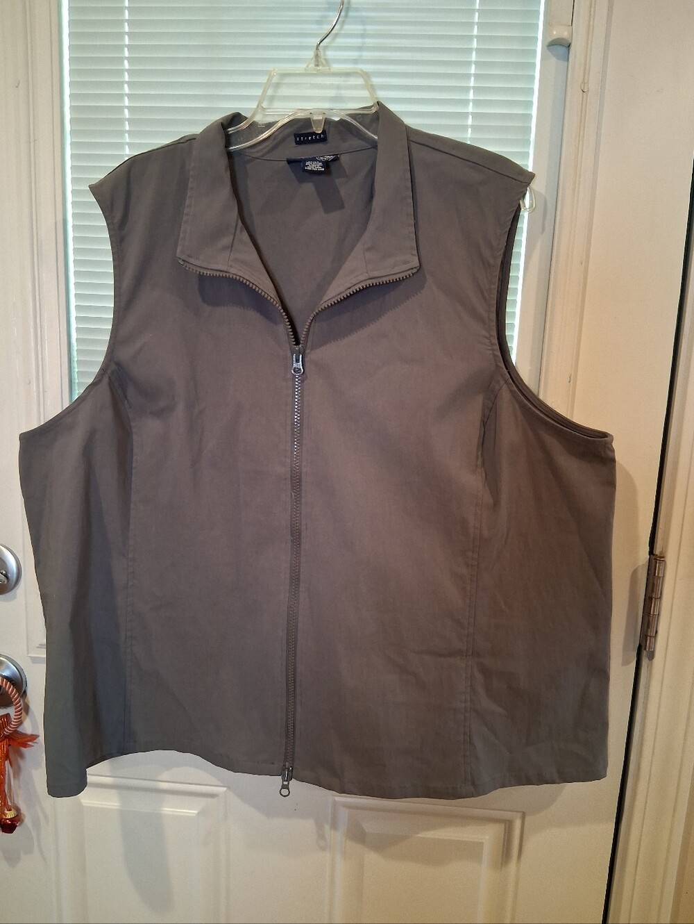 sku48 Venezia Jean's Clothing Women's Utility Vest , Stretch  Front Zipper